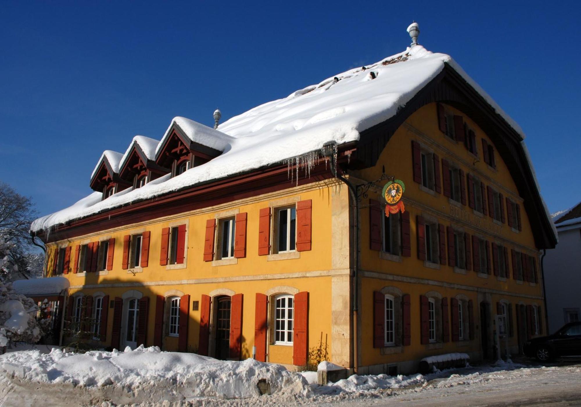 Hotel De L'Aigle Couvet Экстерьер фото